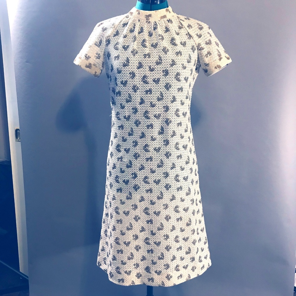 Vintage Keith Adams 60s Mod Shift Dress size 6/8